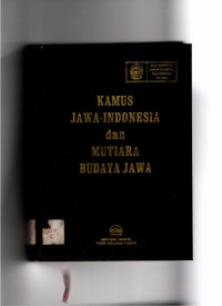 Kamus Jawa-Indonesia dan mutiara budaya jawa